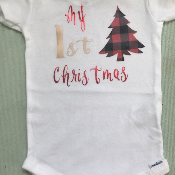 🎄Custom baby onesie for Christmas :) - Picture 2 of 2